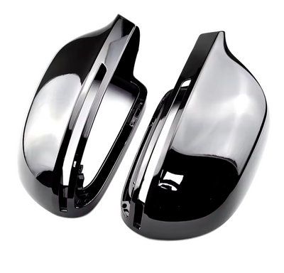 Coques rétroviseurs Audi Q3 SQ3 noir brillant - vue de face - Becquet Voiture