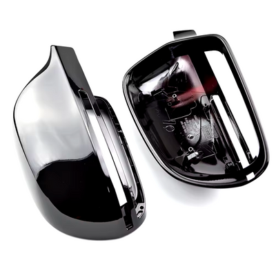 Coques rétroviseurs Audi Q3 SQ3 noir brillant - vue de trois-quarts - Becquet Voiture
