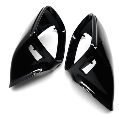 Coques rétroviseurs Audi Q7 noir brillant - vue arrière - Becquet Voiture