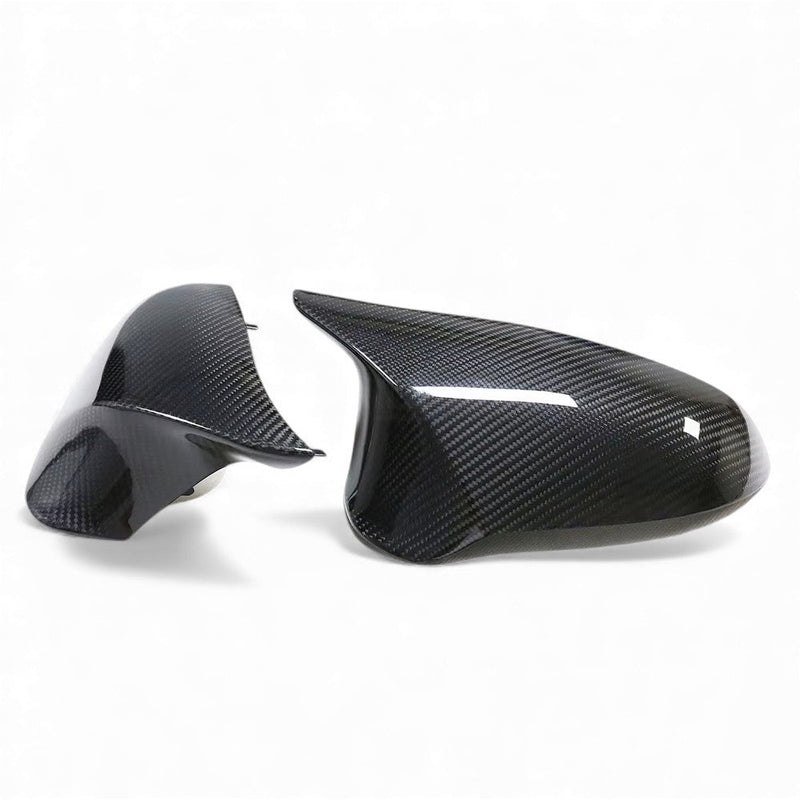 Carbon-Außenspiegelkappen BMW M2 F87 2016–2021 - Rückansicht - Becquet Voiture