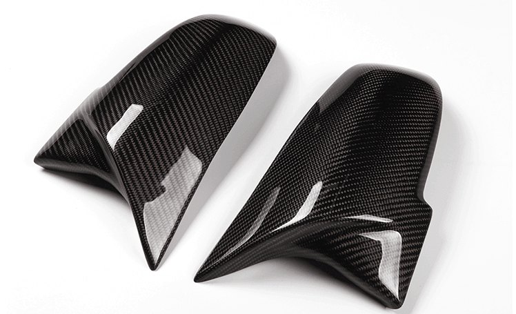 Coques Rétroviseurs BMW Série 1 F40 M Performance Fibre Carbone - vue de face - Becquet Voiture