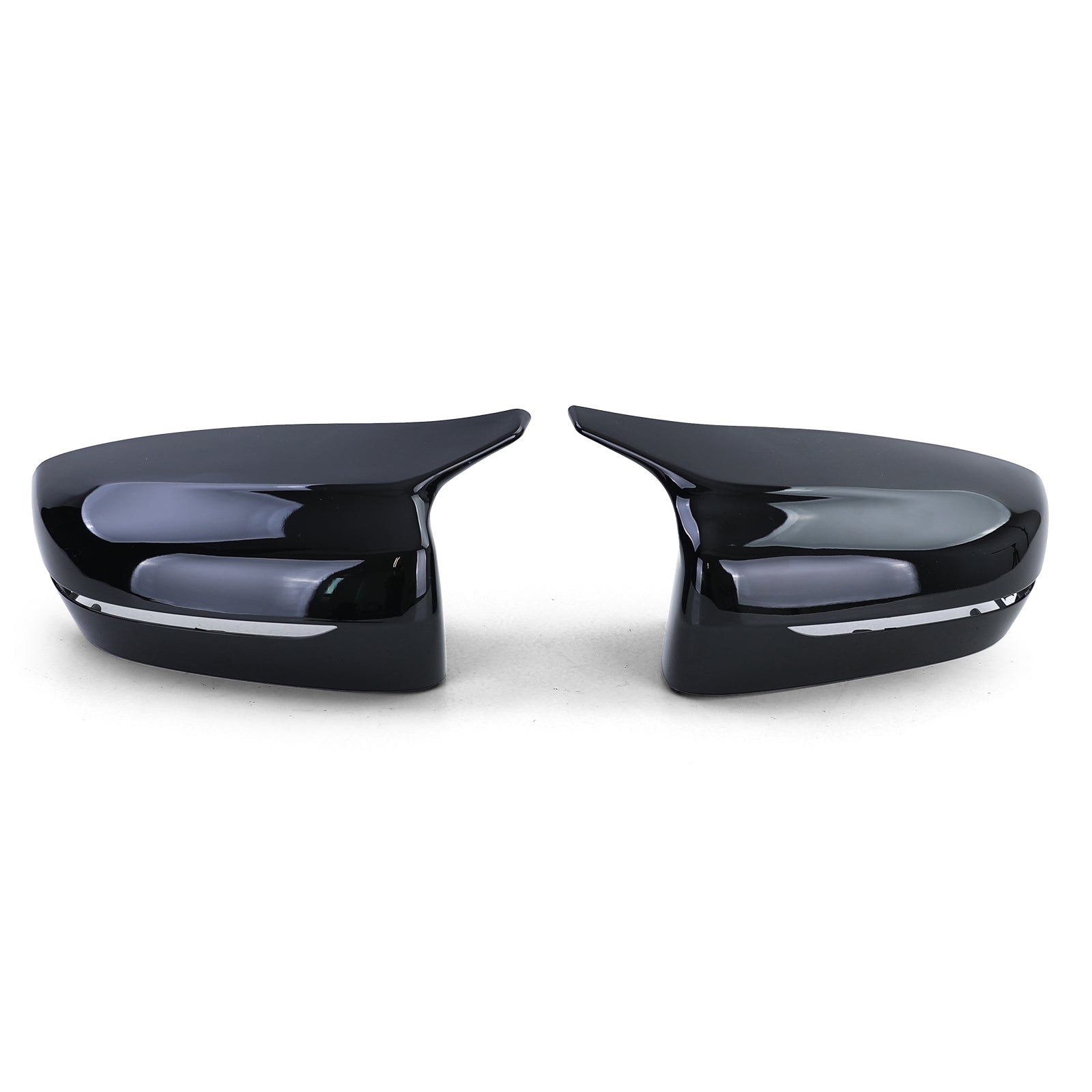 Coques rétroviseurs BMW Série 4 G22 noir brillant - vue de face - Becquet Voiture