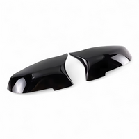 Coques Rétroviseurs BMW Série 7 F01 Noires M Performance 2010-2015 - vue de dessus - Becquet Voiture