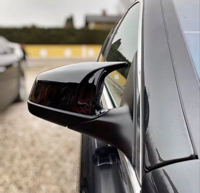 Coques Rétroviseurs BMW Série 7 F01 Noires M Performance 2010-2015 - vue de profil - Becquet Voiture
