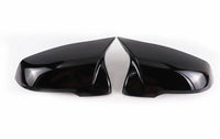 Gloss black mirror caps for BMW X1 E84 - studio packshot - Becquet Voiture