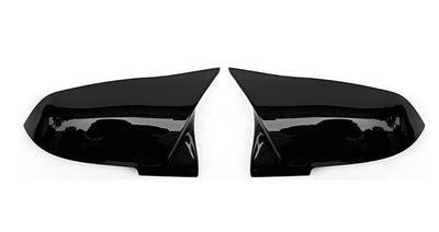 Coques rétroviseurs BMW X1 E84 noir brillant - vue de face - Becquet Voiture