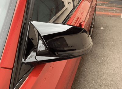 Coques rétroviseurs BMW X1 E84 noir brillant - vue de profil - Becquet Voiture