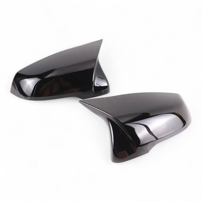 Coques rétroviseurs BMW X1 F48 noir brillant - packshot studio - Becquet Voiture