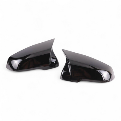 Coques rétroviseurs BMW X1 F48 noir brillant - vue arrière - Becquet Voiture