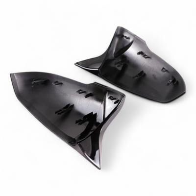 Coques rétroviseurs BMW X1 F48 noir brillant - vue de dessus - Becquet Voiture