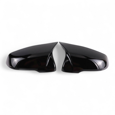 Coques rétroviseurs BMW X1 F48 noir brillant - vue de face - Becquet Voiture