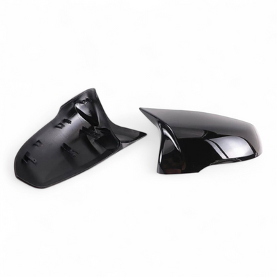 Coques rétroviseurs BMW X1 F48 noir brillant - vue rapprochée - Becquet Voiture