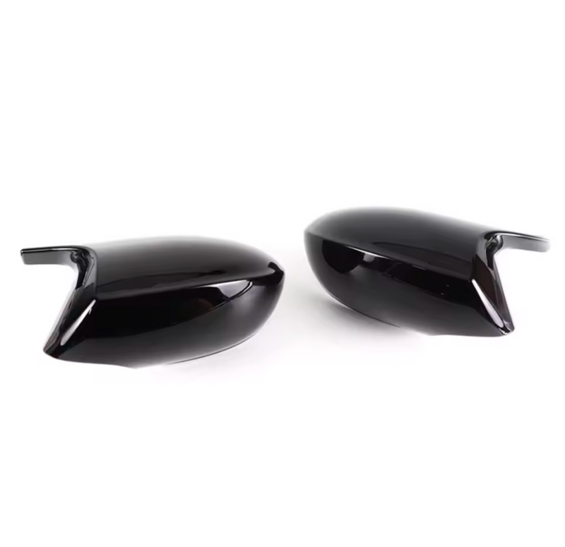 Gloss black BMW Z4 E89 wing mirror caps - three-quarter view - Becquet Voiture