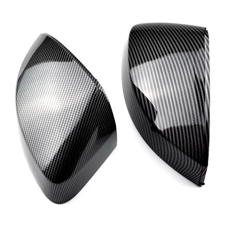 Coques rétroviseurs carbone Audi A3 8V - installé sur véhicule 2 - Becquet Voiture