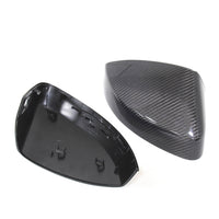 Coques rétroviseurs carbone Audi A3 8V - vue de dessus - Becquet Voiture