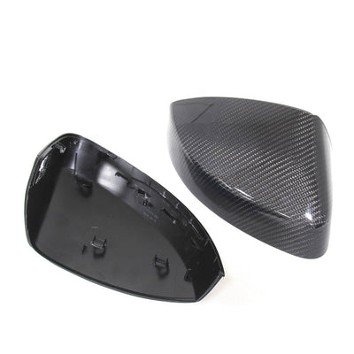 Coques rétroviseurs carbone Audi A3 8V - vue de dessus - Becquet Voiture