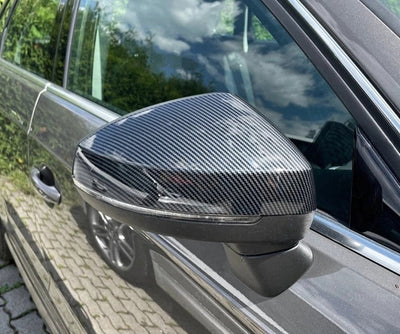 Coques rétroviseurs carbone Audi A3 8V - vue de face 2 - Becquet Voiture