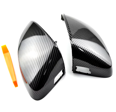Coques rétroviseurs carbone Audi A3 8V - vue de profil 2 - Becquet Voiture