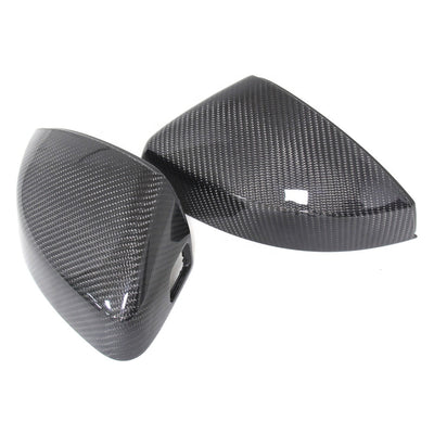 Coques rétroviseurs carbone Audi A3 8V - vue rapprochée - Becquet Voiture