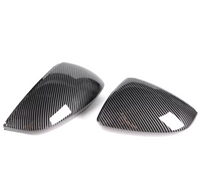 Coques rétroviseurs carbone Audi A3 8Y 2020-2025 paire - vue de face - Becquet Voiture