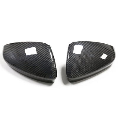 Coques Retroviseurs Carbone Audi A3 S3 RS3 8V Paire - vue de trois-quarts - Becquet Voiture