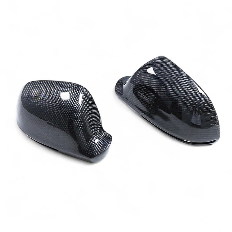 Carbon fiber Audi A4 B8 wing mirror caps - fitted on vehicle 2 - Becquet Voiture