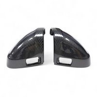 Carbon fiber Audi A4 B9 wing mirror caps - studio packshot 2 - Becquet Voiture