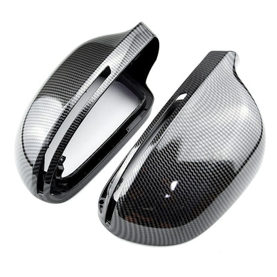 Coques rétroviseurs carbone Audi A5 B8 - vue de dessus - Becquet Voiture