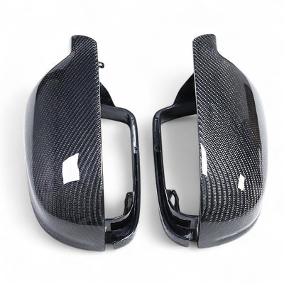 Coques rétroviseurs carbone Audi A5 B8 - vue de trois-quarts 3 - Becquet Voiture
