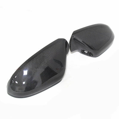 Coques rétroviseurs carbone Audi A6 C7 - vue arrière 2 - Becquet Voiture