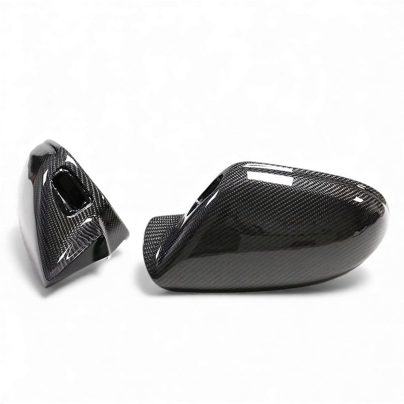Coques rétroviseurs carbone Audi A7 C7 2013-2018 - en situation - Becquet Voiture