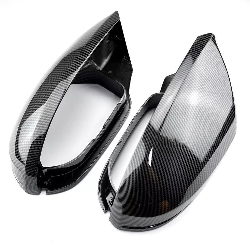 Coques rétroviseurs carbone Audi A7 C7 2013-2018 - vue de trois-quarts - Becquet Voiture