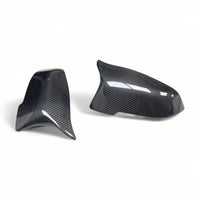 Coques rétroviseurs carbone BMW F10 - vue de dessus - Becquet Voiture