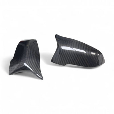 Coques rétroviseurs carbone BMW F10 - vue de dessus - Becquet Voiture