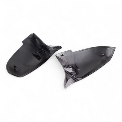 Coques rétroviseurs carbone BMW F10 - vue de face 3 - Becquet Voiture