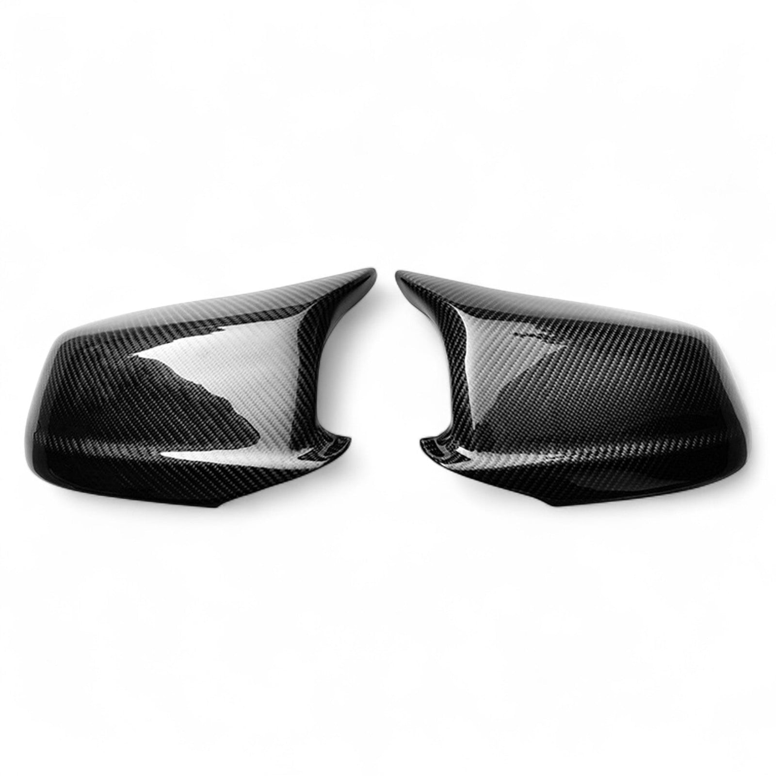 Coques rétroviseurs carbone BMW F10 - vue de face - Becquet Voiture