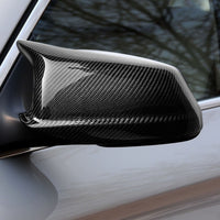 Coques rétroviseurs carbone BMW F10 - vue de profil - Becquet Voiture