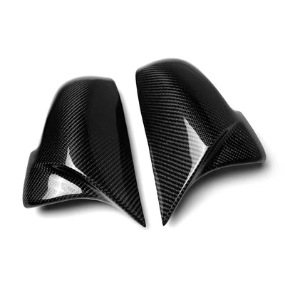 Coques rétroviseurs carbone BMW F10 - vue de trois-quarts - Becquet Voiture
