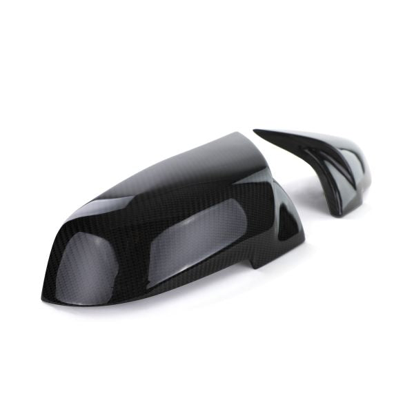 Carbon fiber mirror caps BMW F32 - studio packshot - Becquet Voiture