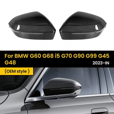 Coques Rétroviseurs Carbone BMW G60 i5 G70 2023+ - détail du montage - Becquet Voiture