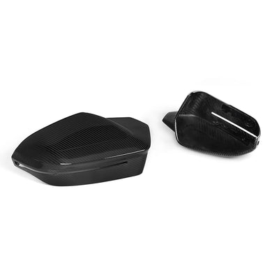 Coques Rétroviseurs Carbone BMW G60 i5 G70 2023+ - vue de trois-quarts - Becquet Voiture