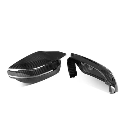 Coques Rétroviseurs Carbone BMW G80 G82 G83 M3 M4 - vue de trois-quarts - Becquet Voiture