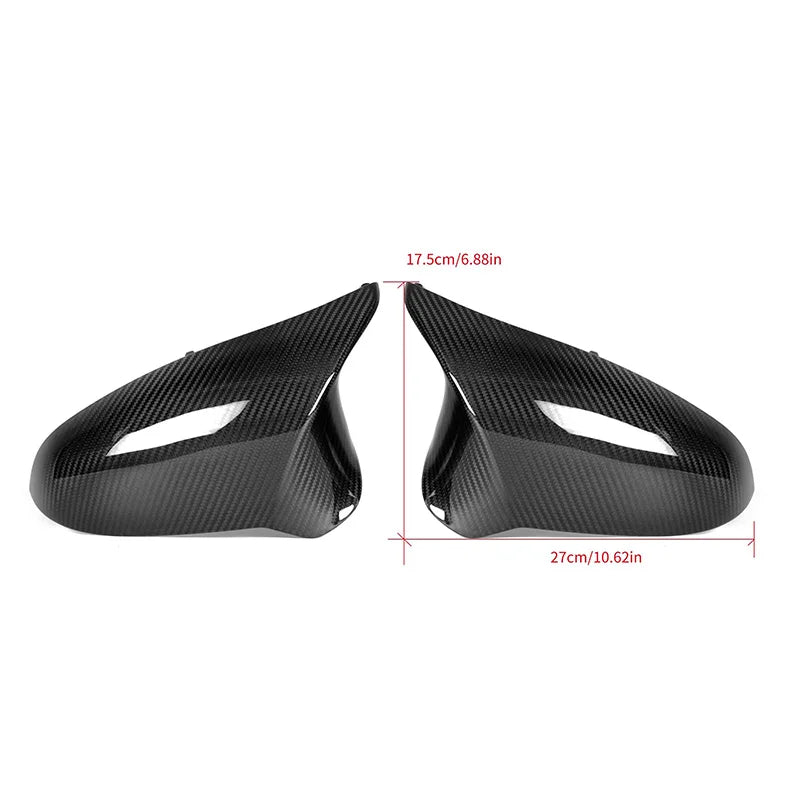Coques Rétroviseurs Carbone BMW M3 M4 F80 F82 2014-2020 - installé sur véhicule - Becquet Voiture