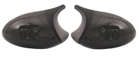 Carbon fiber mirror caps BMW 1 Series E87 - front view - Becquet Voiture