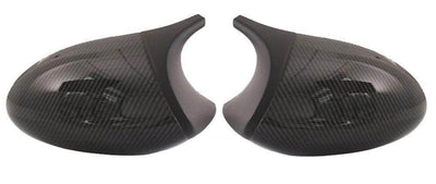 Coques rétroviseurs carbone BMW Série 1 E87 - vue de face - Becquet Voiture