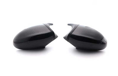 Coques rétroviseurs carbone BMW Série 1 E87 - vue de trois-quarts - Becquet Voiture
