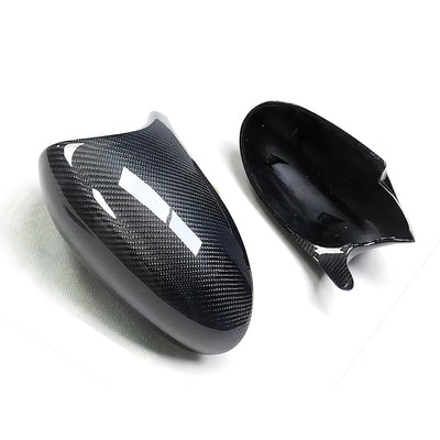 Coques rétroviseurs carbone BMW Série 3 E90 E92 - vue de dessus 2 - Becquet Voiture