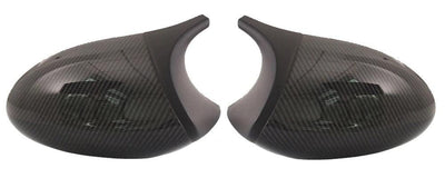 Coques rétroviseurs carbone BMW Série 3 E90 E92 - vue de face - Becquet Voiture