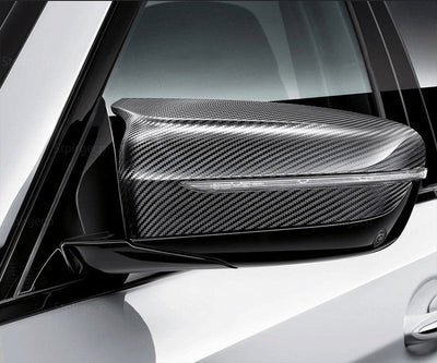 Coques rétroviseurs carbone BMW Série 5 G30 - vue de profil - Becquet Voiture