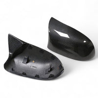Carbon fiber mirror caps BMW X3 F25 - close-up view - Becquet Voiture
